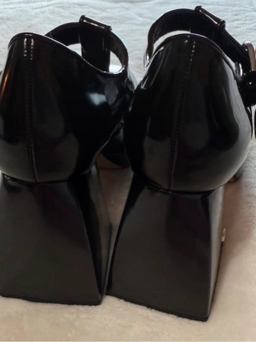 Sam Edelman Black Mary Jane Block Heels - Picture 2 of 3